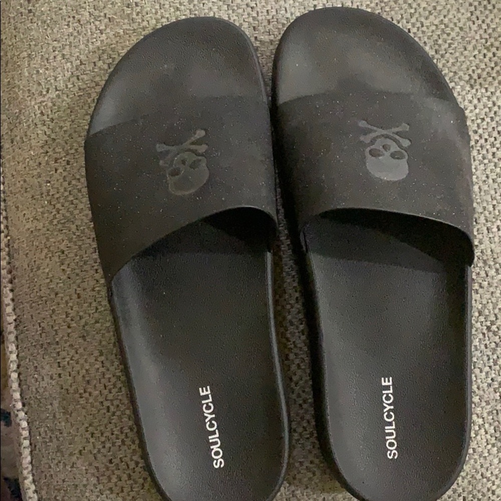 SOULCYCLE Legend Sparkle slide shoes Size 10